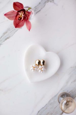 Marmi Kalp 2’li Tabak