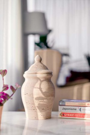 Marmi Dekoratif Küp Kavanoz