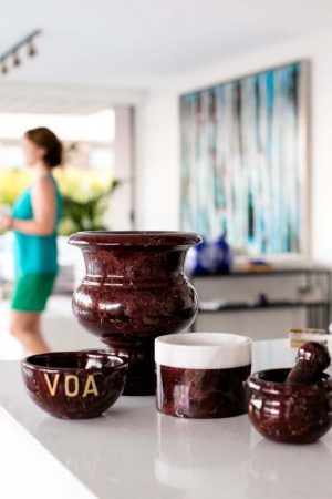 Marmi Sınırlı Üretim Bordo Havan