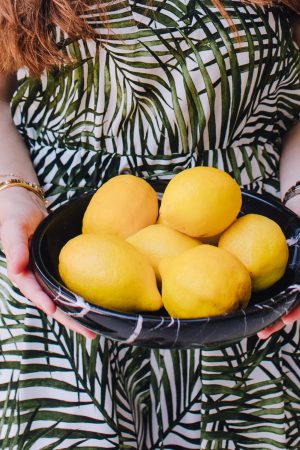 Marmi Çukur Meyve Kasesi