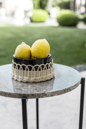 Marmi Hasır Meyve Tabağı